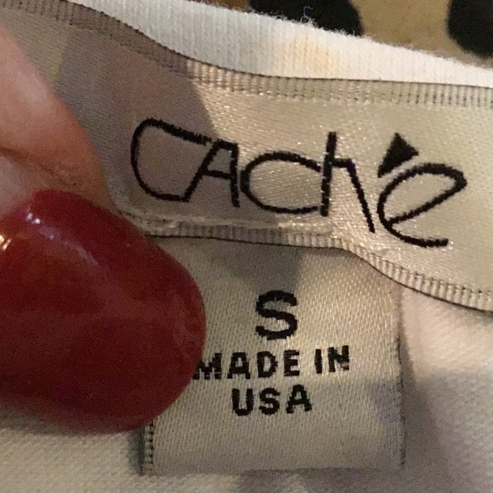 Cache White Embellished Tank - Picture 4 of 5